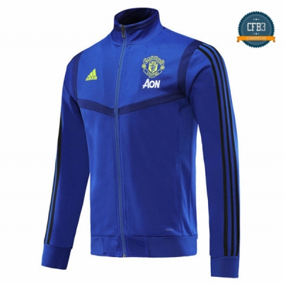 Cfb3 Camisetas Chaqueta Sudadera Manchester United Azul 2019/2020