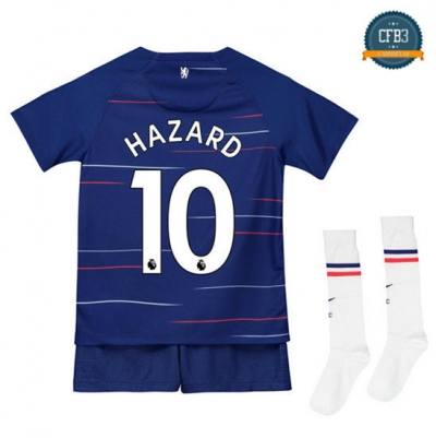 Camiseta Chelsea 1ª Equipación Niños 10 Hazard 2018