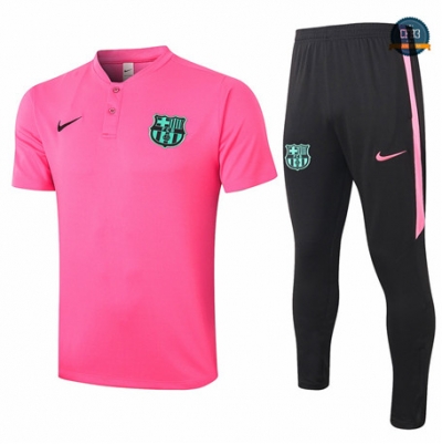 Cfb3 Camiseta Barcelona POLO + Pantalones Rosa 2020/2021