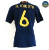 Camiseta 2010 Copa del Mundo España 2ª Equipación (6 Iniesta)