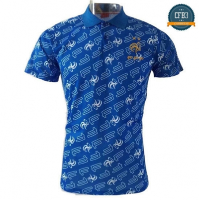 Camiseta Francia polo Marquage Azul 2018/2019