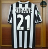 Camiseta 1996-97 Juventus 1ª Equipación (21 Zidane)