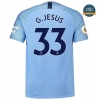 Camiseta Manchester City 1ª Equipación 33 G.Jesus 2018