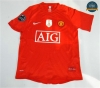 Camiseta 2007-08 sleeve UCL final Manchester United