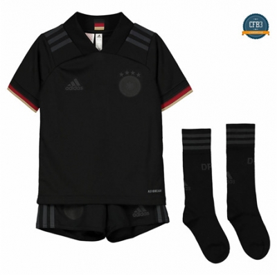 Cfb3 Camiseta Alemania Niños 2ª Equipación Negro 2020/21