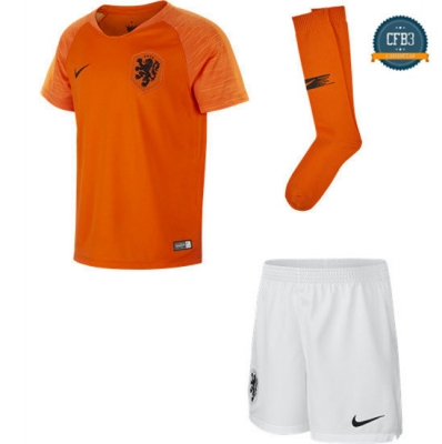 Camiseta Países Bajos 1ª Equipación junior 2018