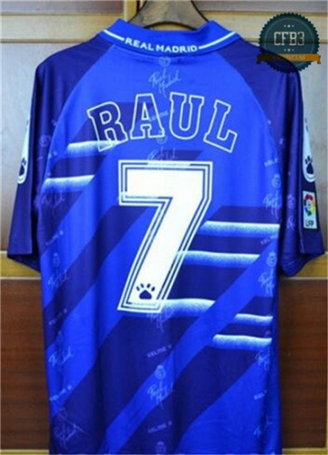 Camiseta 1994-96 Real Madrid 2ª Equipación purple (7 Raul)