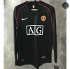 Cfb3 Camiseta Retro 2007-08 Manchester United 3ª Equipación Manga Larga