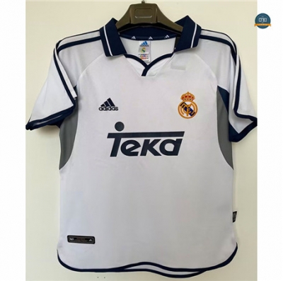 Cfb3 Camiseta Retro 2000-01 Real Madrid 1ª Equipación