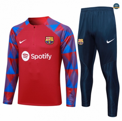 Diseñar Cfb3 Chándal Barcelona Equipación Rojo 2023/2024