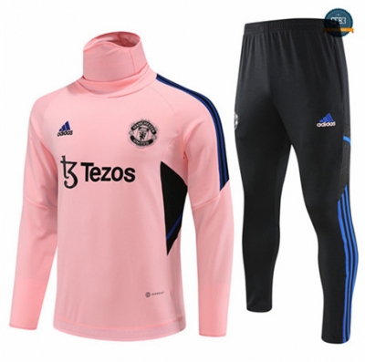 Nuevas Cfb3 Camiseta Chándal Manchester United Equipación Rosa 2022/2023