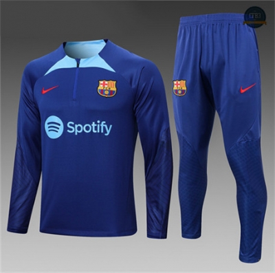 Nuevas Cfb3 Camiseta Chándal Niño Barcelona Equipación Azul 2022/2023