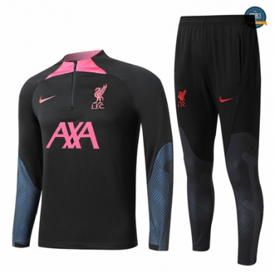 Crear Cfb3 Camiseta Chándal Niño Liverpool Equipación Negro 2022/2023