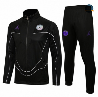 Cfb3 Chaqueta Chandal Jordan PSG Equipación Negro Cuello alto 2021/2022