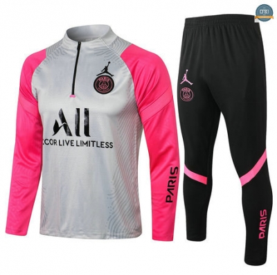 Cfb3 Chandal PSG Jordan Equipación Blanco/Rosa 2021/2022