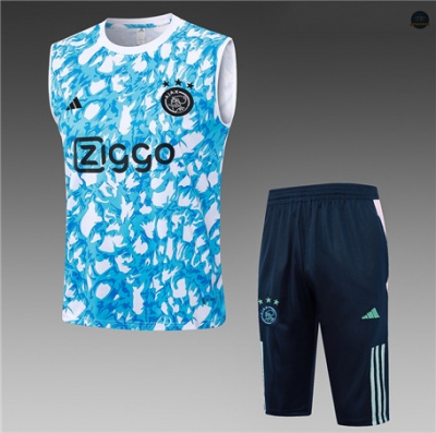 Crear Cfb3 Camiseta Entrenamiento Ajax Chaleco Pantalones Equipación Azul Claro 2023/2024