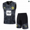 Nuevas Cfb3 Camiseta Entrenamiento Borussia Dortmund Chaleco Pantalones Equipación Negro 2023/2024