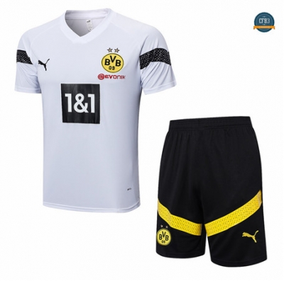 Crear Cfb3 Camiseta Entrenamiento Borussia Dortmund + Pantalones Equipación Blanco 2022/2023