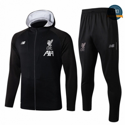 Cfb3 Camisetas D087 Chandal Liverpool Negro Sombrero 2019/2020