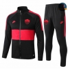 Cfb3 Camisetas D128 Chaqueta Chandal Roma Negro/banda Rojo 2019/2020