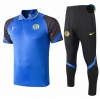 Cfb3 Camiseta Entrenamiento Inter Milan POLO + Pantalones Equipación Azul 2020/2021