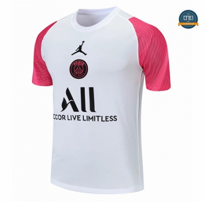 Cfb3 Camiseta Paris PSG Pre-Match Entrenamiento Rosa/Blanco 2021/2022