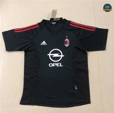 Cfb3 Camiseta Retro 2002-03 AC Milan 2ª Equipación Champions League