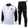 Replicas Chándal Fútbol Corinthians Equipación Blanco/negro 2025/2026