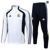 Tienda Chándal Fútbol Real Madrid Equipación Blanco/Azul marino/verde 2025/2026
