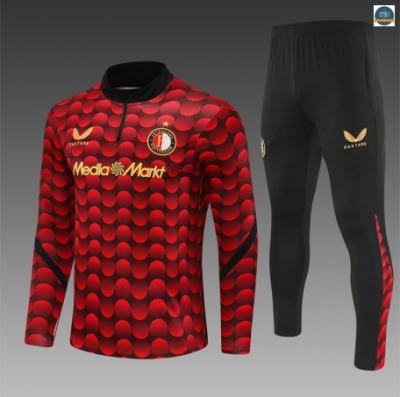 Diseño Chándal Feyenoord Niño Equipación rojo/negro 2025/2026