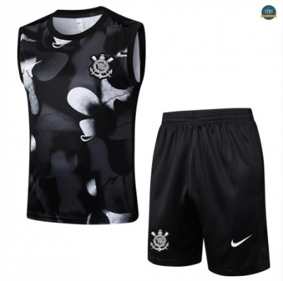 Replicas sin mangas Corinthians Equipación negro/Blanco 2025/2026