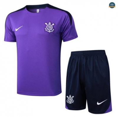 Hacer Corinthians + Pantalón Equipación Violeta/Azul marino 2025/2026