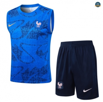 Outlet sin mangas Francia Equipación Azul/Azul marino 2025/2026