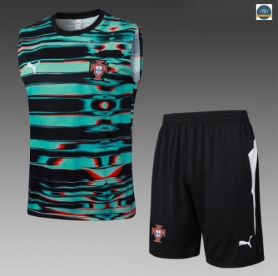 Ofertas sin mangas Portugal Equipación verde/negro/Blanco 2025/2026