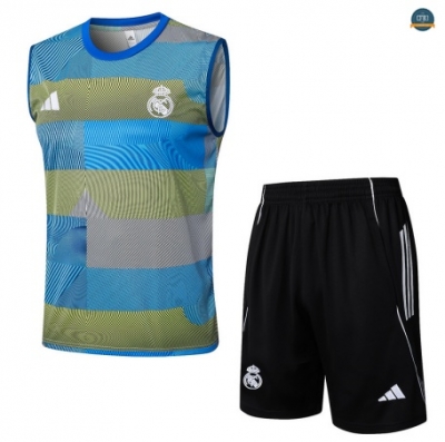 Tailandia sin mangas Real Madrid Equipación Azul/verde/negro/Blanco 2025/2026