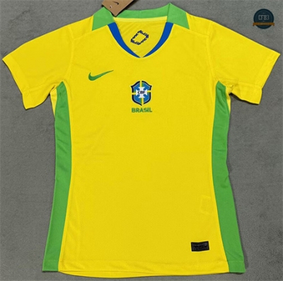 Crear Camiseta futbol Brasil Mujer 1ª Equipación 2025/2026