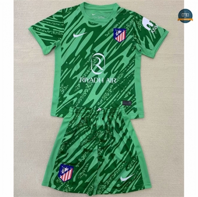 Crear Camiseta Atletico Madrid Niño Equipación Portero Verde 2024/2025