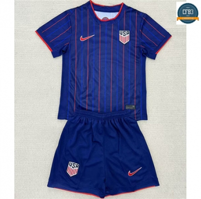 Camiseta futbol EEUU Niño 2ª Equipación 2025/2026