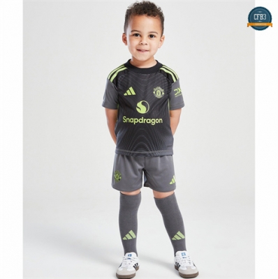 Cfb3 Camiseta futbol Manchester United Niño Equipación Portero Negro 2025/2026