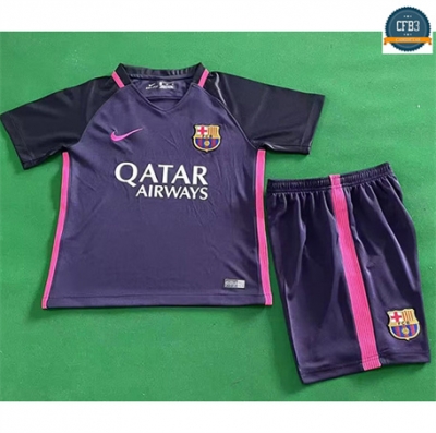 Camiseta futbol Retro 2016-17 Barcelona Niño 2ª Equipación