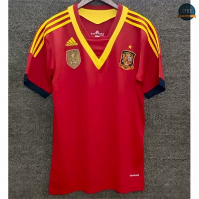 Camiseta futbol Retro 2013 España 1ª Equipación