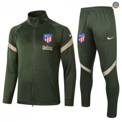 Cfb3 Chaqueta Chandal Atletico Madrid Equipación Ejercito verde 2020/2021