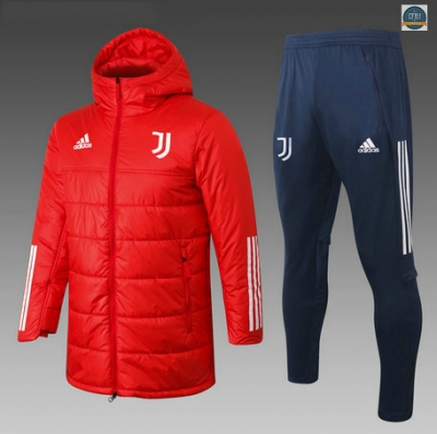 Cfb3 Abrigo acolchado largo Juventus Equipación Rojo 2020/2021