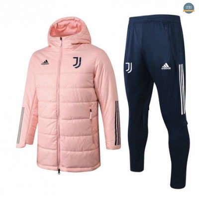 Cfb3 Abrigo acolchado largo Juventus Equipación Rosa 2020/2021