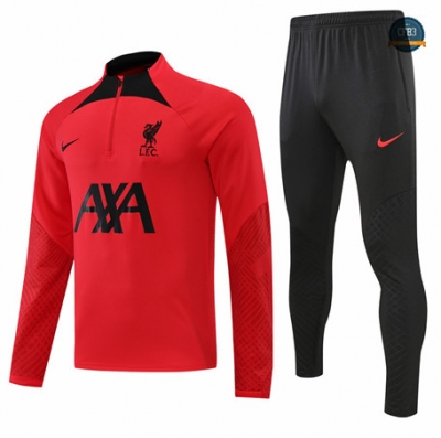 Cfb3 Camiseta Chándal Liverpool Equipación Rojo/Negro 2022/2023 C213