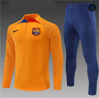 Cfb3 Camiseta Chándal Niños Player Barcelona Equipación Naranja/Azul 2022/2023 C297