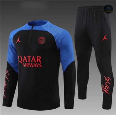 Cfb3 Camiseta Chándal Niños Player Paris Paris Saint Germain Equipación Negro/Azul 2022/2023 C326