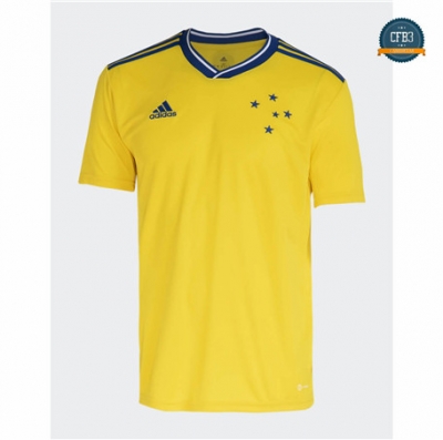 Nuevas Cfb3 Camiseta Cruzeiro 3ª Equipación Amarillo 2023/2024