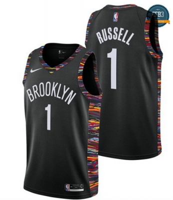 cfb3 camisetas D'Angelo Russell, Brooklyn Nets 2018/19 - City Edition