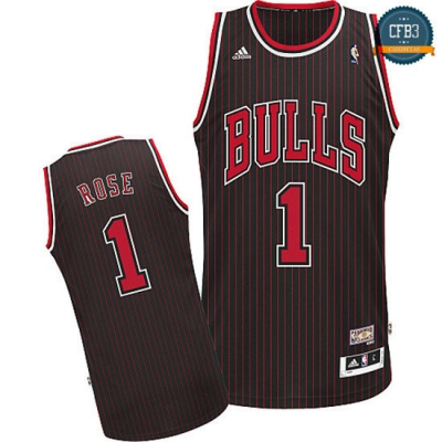cfb3 camisetas Derrick Rose, Chicago Bulls [Rayas]